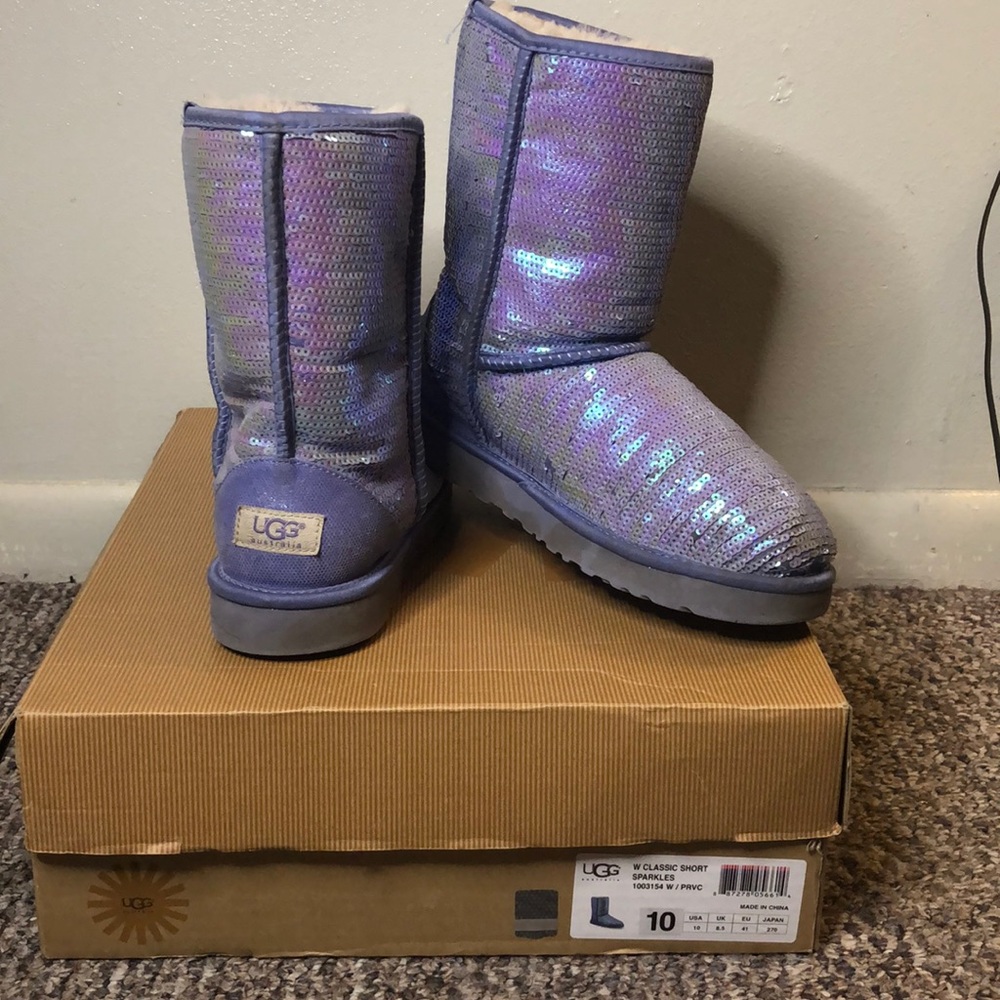 Women’s size 10 UGG Australia boots short sparkles